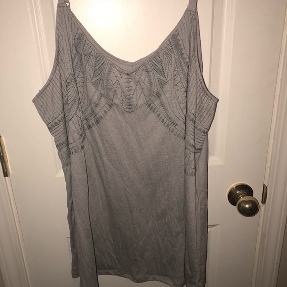 Torrid Embroidered Knit Swing Cami - Picture 5 of 5